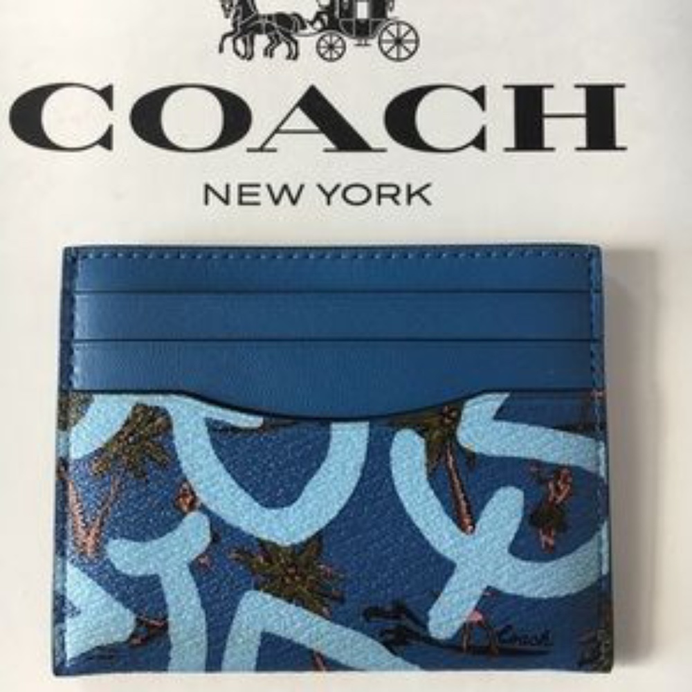 Coach x Keith Haring Card Case With Hula Dance